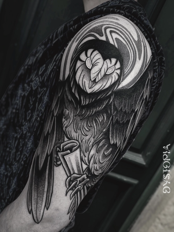 Tatouage Blackwork Dystopia Tatouage Blackwork Dystopia