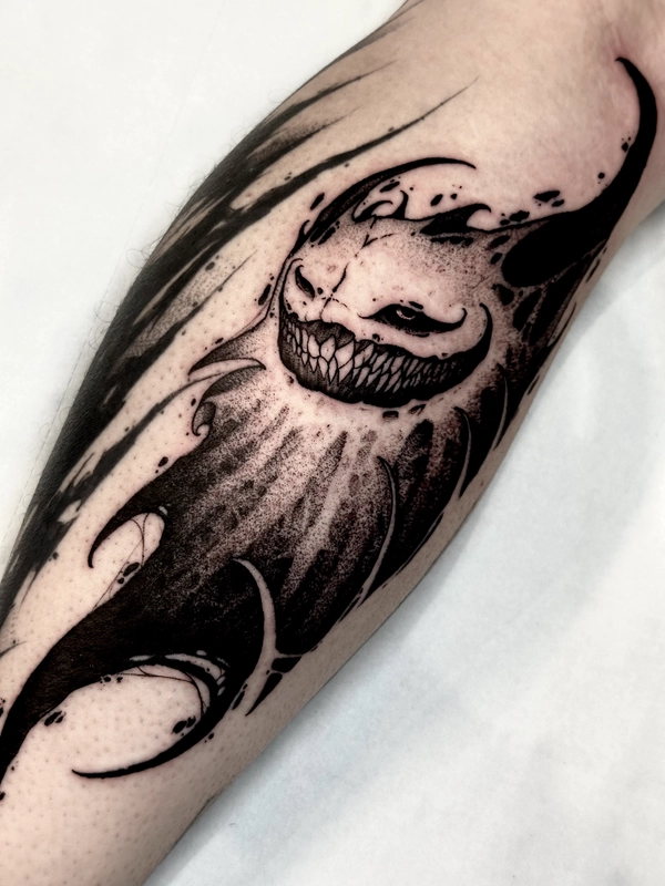 Tatouage Blackwork Unam Noir Tatouage Blackwork Unam Noir