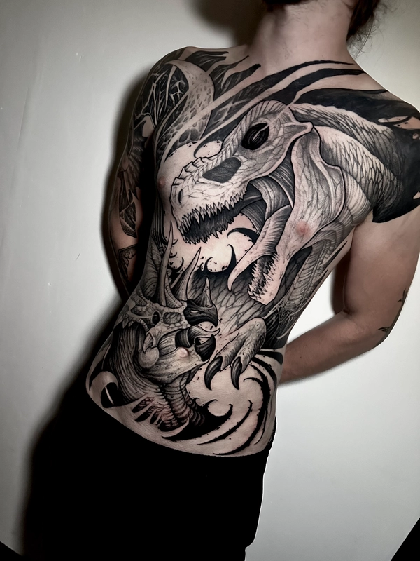 Tatouage Cicatrisé Unam Noir Tatouage Cicatrisé Unam Noir